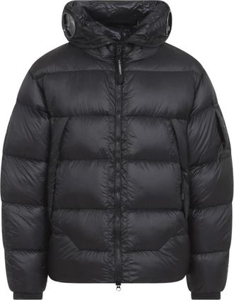C.P. Company Medium Jacket in DD-Shell - Heren - Winterjassen - Zwart - L - Leer - Jassen