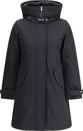 Woolrich 3-in-1 Parka Jas Katoen Ontwerp - Dames - Parka Jassen - Zwart - XS - Katoen - Jassen