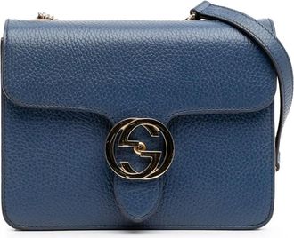Gucci Borsa a tracolla Dollar GG piccola in pelle di vitello 2016-2024 - Blu