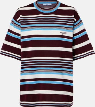 Prada Striped cotton T-shirt
