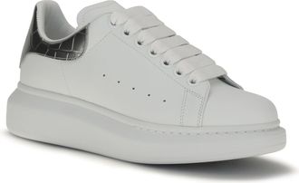 Alexander McQueen Womens Leather Sneakers White