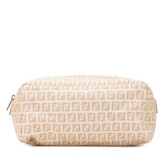 Fendi Pre-owned Fendi Zucchino Canvas Pouch Ladies 2201 8N0031 KU7 048