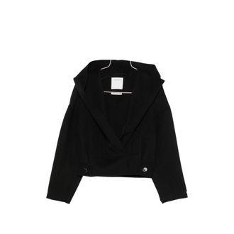 Sportmax Idoneo Hooded Drop-shoulder Jacket