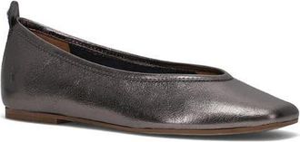 Frye Hayley Ballet Flat in Platinum at Nordstrom, Size 9.5