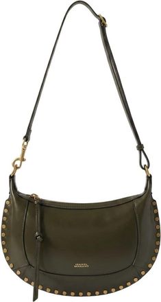 Isabel Marant Oskan Moon - Dames - Schoudertassen - Groen - ONE Size - Leer - Tassen