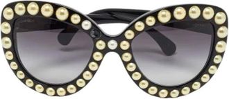 Chanel Pre-owned Accessories, female, Multicolor, Size: ONE SIZE Pre-owned Acetate Sunglasses