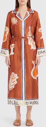 Alemais Abito Soleil DAmour Alemais in seta stampata