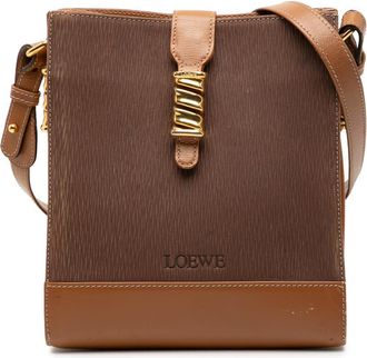 Loewe Pre-owned Loewe Leather Velasquez Twist Shoulder Bag Ladies 30WCUIQZ39QFKG6I
