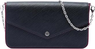 Louis Vuitton Pre-owned Pochette Felicie - Dames - Vintage Schoudertas - Zwart - ONE Size - Leer - Vintage