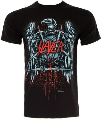 Slayer Black Eagle Mens T-shirt in Black, Small, Black