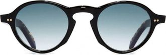 Cutler and Gross Havana GR08 Acetate Oval Sunglasses