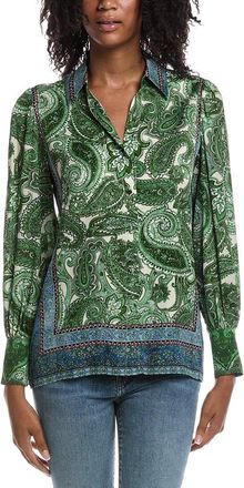 Elie Tahari The Olivia Regent Paisley Blouse