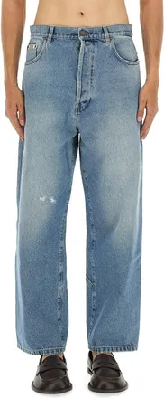 Moschino Cotton Denim Jeans - Blue
