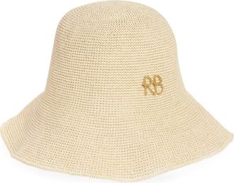 Ruslan Baginskiy Straw Bucket Hat in Natural Straw at Nordstrom
