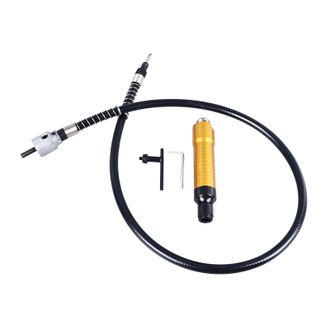 OEM Adaptador Flexible Para Taladro El&eacute;ctrico - Extensi&oacute;n De Eje De Goma - 12,5 Mm/32 Cm, Negro - 3 Unidades