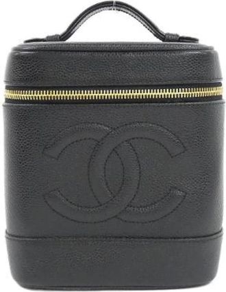 Chanel Borsa usata in pelle di vitello martellata - - Pre-owned - Donna - Nero - ONE SIZE