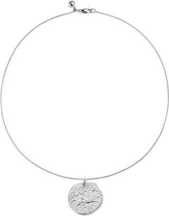 Monica Vinader Hammered Celtic Pendant Necklace in Sterling Silver at Nordstrom