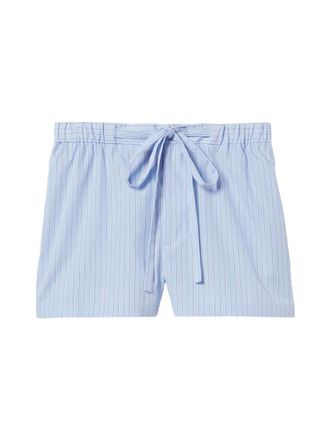 Gucci Light Blue Striped Shorts