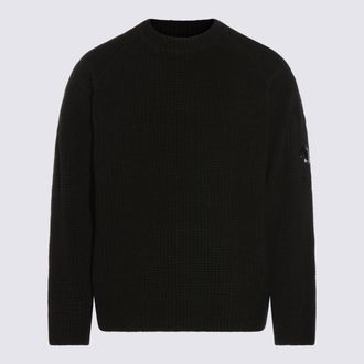C.P. Company Sweaters Blacks And Greys-Uomo