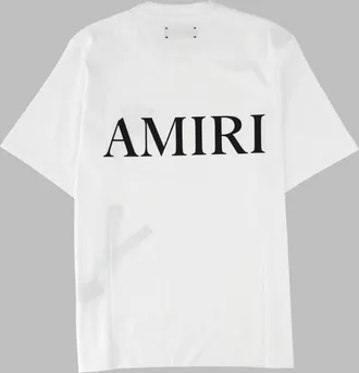 Amiri Logo-Embroidered Cotton T-Shirt - White