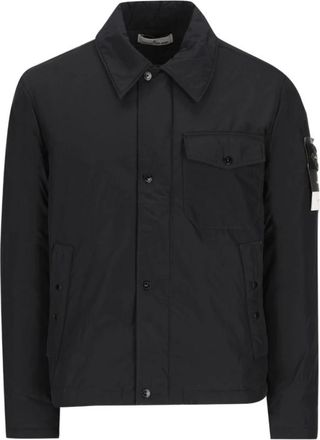 Stone Island Jassen, Heren, Zwart, L, 4100022 Jas