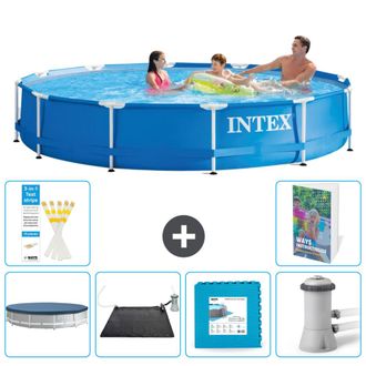 Intex Piscina Con Estructura Redonda - 366x76 Cm - 7-piezas S99