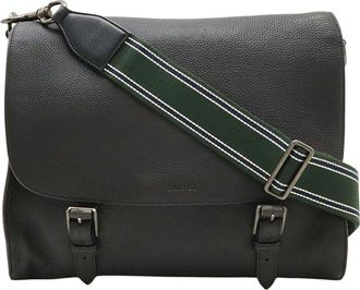 Gucci Leather Messenger Bag (Authentic Pre-Loved)