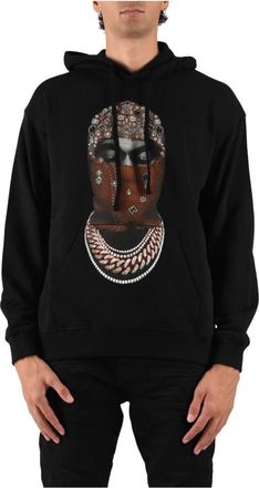 Ih Nom Uh Nit Felpa con cappuccio stampata - - Sweatshirts & Hoodies - Uomo - Nero - XL