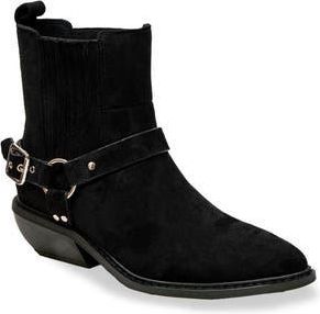 Chase + Chloe by Intouch Footwear Yareli Western Buckle Chelsea Boot in Black at Nordstrom Rack, Size 5.5