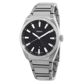 Fossil Everett Quartz Black Dial Mens Watch FS5821