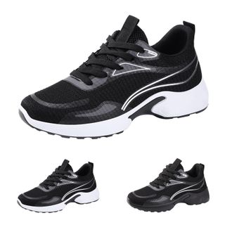 Generic Mens Running Shoes Size 6.5 Mesh Breathable Trainers Sneakers Cushioned Wide Non-Slip Low Top Chunky Sneakers Casual Comfortable Athletic Walking Spor