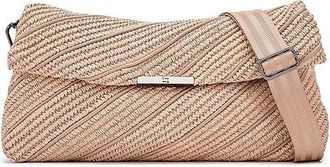 Think Royln Embrace Womens Handbags Beige/Beige Raffia