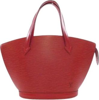 Louis Vuitton Pre-owned Epi Saint Jacques Bag - Dames - Vintage Handtas - Rood - ONE Size - Leer - Vintage