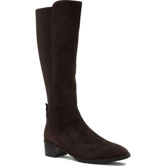 Aquatalia Rhegan Weatherproof Knee High Boot in Mocha Suede at Nordstrom Rack, Size 6.5