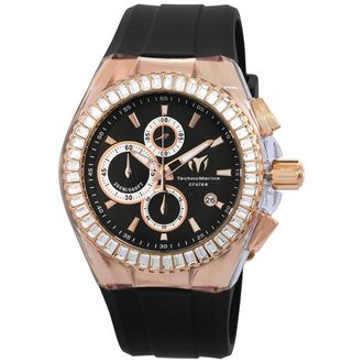 Technomarine Cruise Chronograph Quartz Crystal Black Dial Mens Watch TM-121162