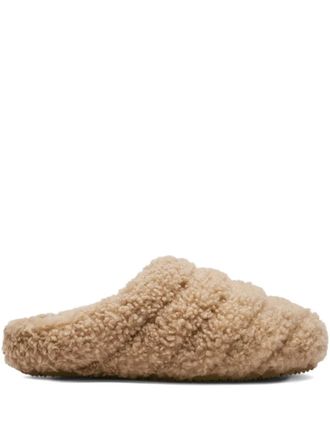 Axel Arigato Snail shearling mules - women - Lamb Shearling/Lamb Shearling/Calf Leather/Rubber - 37 - Neutrals