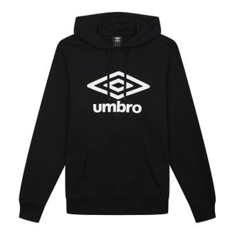Umbro Herenlogo Hoodie (Zwart)