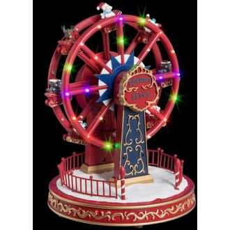 F&eacute;&eacute;ric Lights & Christmas F&eacute;&eacute;ric Lights And Christmas - Giostra musicale christmas village con 24 led a batteria - Feeric lights & christmas