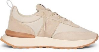 Mani&egrave;re De Voir Monaco Suede and Nylon Runner in Cream at Nordstrom, Size 10