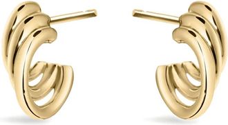 Shaun Leane bound hoop earrings - Gold