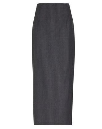 8 by YOOX COLUMN LONG SKIRT W/ BACK SPLIT