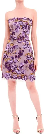 Marchesa Strapless Mini Dress