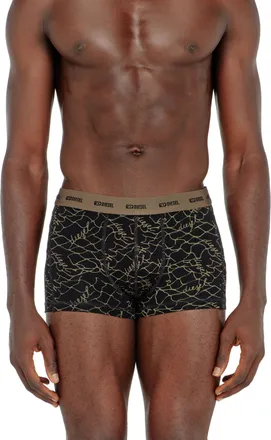 Diesel Three-pack of trunks with graphic motif - Trunks - Man - Black