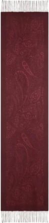 Etro Paisley Jacquard Sjaal - unisex - Wintersjaals - Rood - ONE Size - Wol - Accessoires