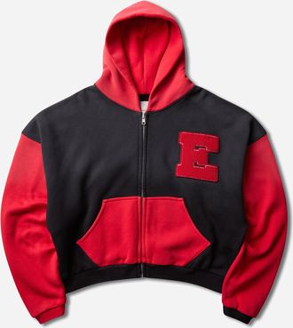 ERL Varsity Hoodie Black / Red