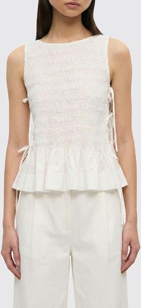 Ganni Top in cotone Ganni