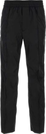 Valentino Garavani Mens Black Toile Iconographe Chino Pant Nylon - Size EU 48 (Mens)