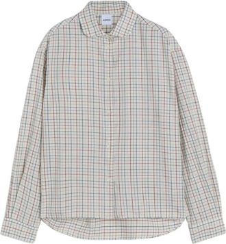 Aspesi Oversized Geruit Overhemd - Dames - Overhemden - Veelkleurig - L - Katoen - Overhemden