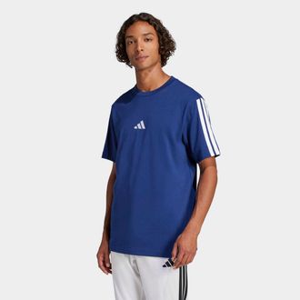 adidas T-Shirt ADIDAS SPORTSWEAR M 3S SJ T B, Herren, Gr. XXL, dkblau, wei&szlig;, Obermaterial: 100% Baumwolle, Rundhals, Shirts T-Shirt, sportlicher Stil, mit 3-