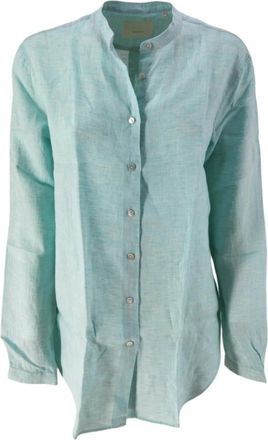Xacus Shirts - Dames - Overhemden - Blauw - S - Overhemden